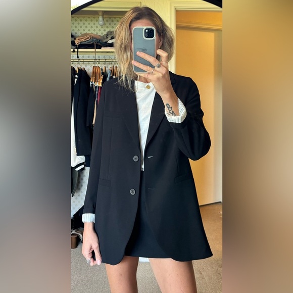 NWT Zara Black Blazer Suit Jacket - Picture 4 of 12